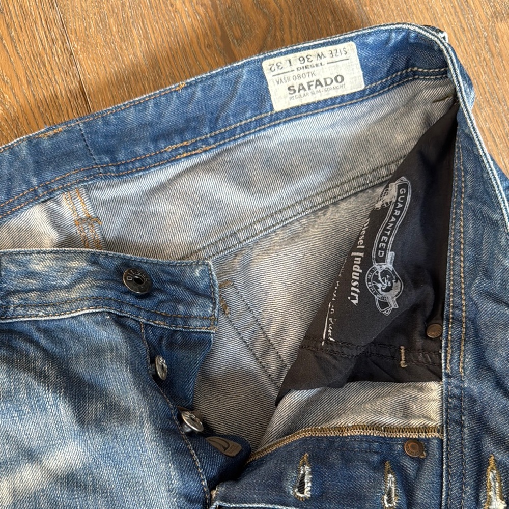 Diesel Safado Men's Blue Jeans